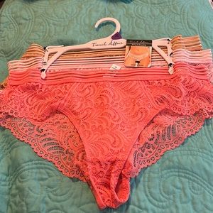NWT French Affair 3 pack sheer lace panties XL